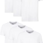Hanes Men's Cotton, Moisture-Wicking Crew Tee Undershirts, Multi-Packs Available